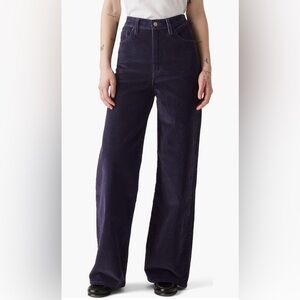 NWT Levi’s Ribcage High Waist Wide Leg Corduroy Jeans